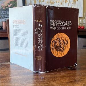 Outbreak of the Peloponnesian War by Donald Kagan Vintage Hardcover Book 1969